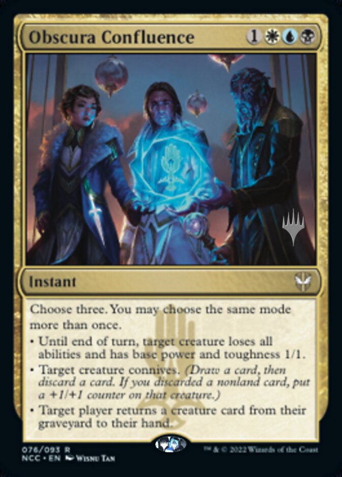 Obscura Confluence (Promo Pack) [Streets of New Capenna Commander Promo Pack]