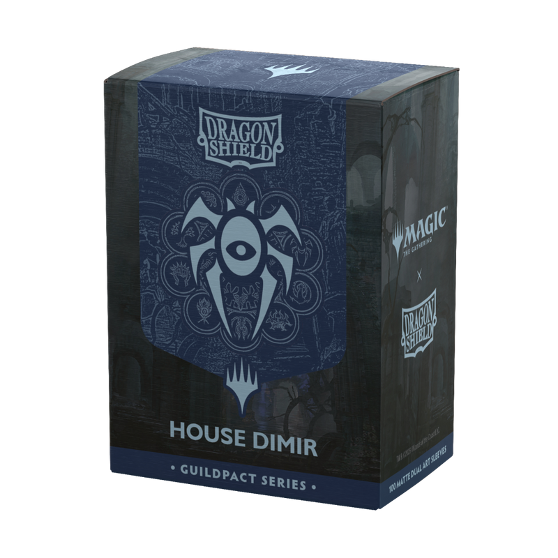 Dragon Shield: Standard 100ct Dual Matte Art Sleeves - House Dimir