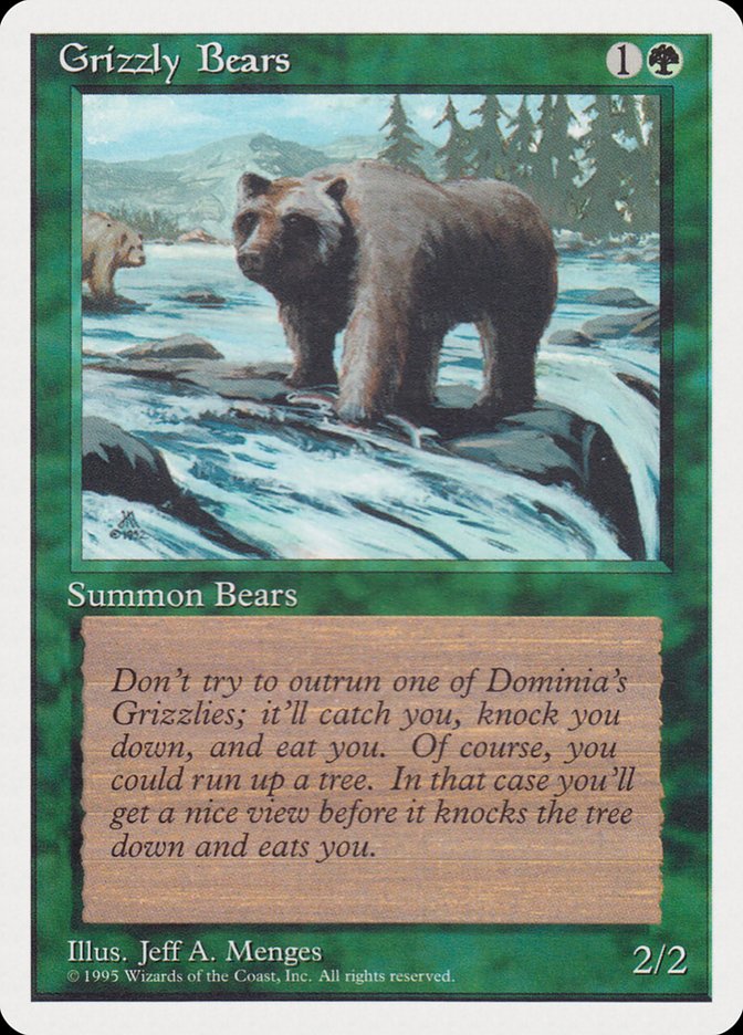 Grizzly Bears (1995 Reprint) [Rivals Quick Start Set]