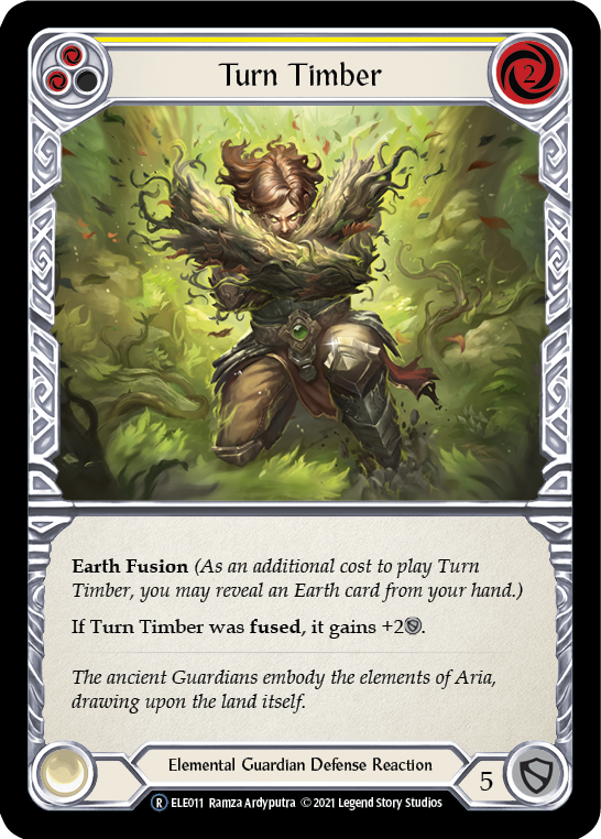 Turn Timber (Yellow) [U-ELE011] (Tales of Aria Unlimited) Unlimited Normal