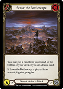 Scour the Battlescape (Yellow) [U-WTR195] (Welcome to Rathe Unlimited) Unlimited Rainbow Foil