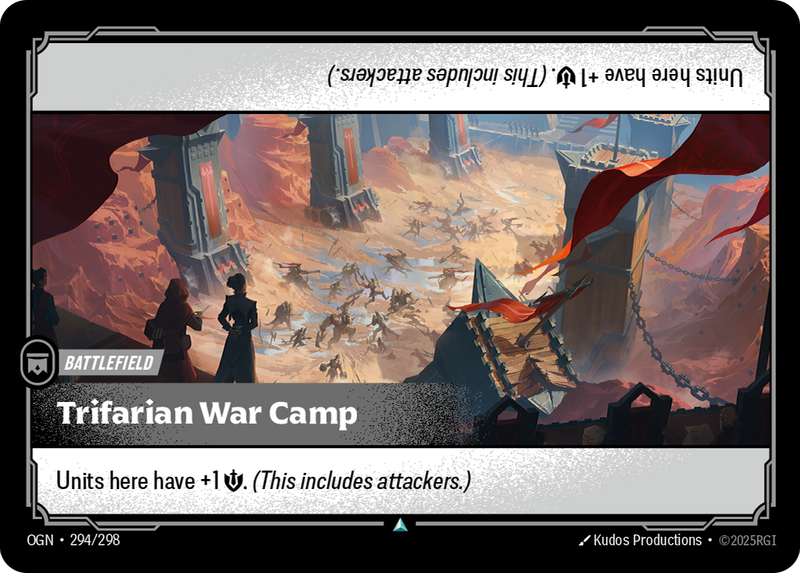 front of card Trifarian War Camp [Origins]