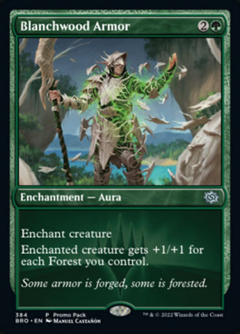 Blanchwood Armor (Promo Pack) [The Brothers' War Promo Pack]