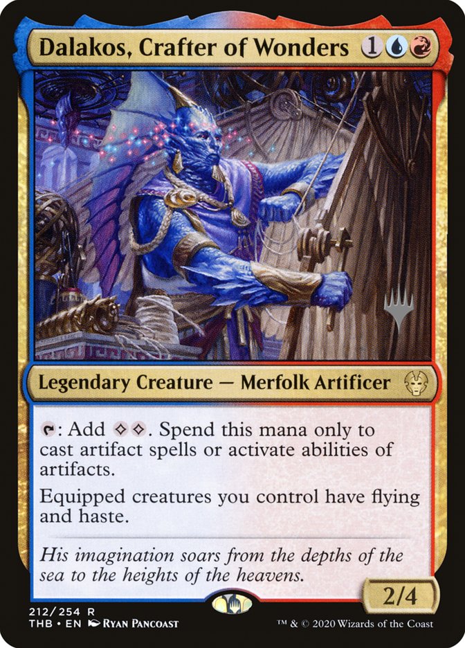 Dalakos, Crafter of Wonders (Promo Pack) [Theros Beyond Death Promo Pack]