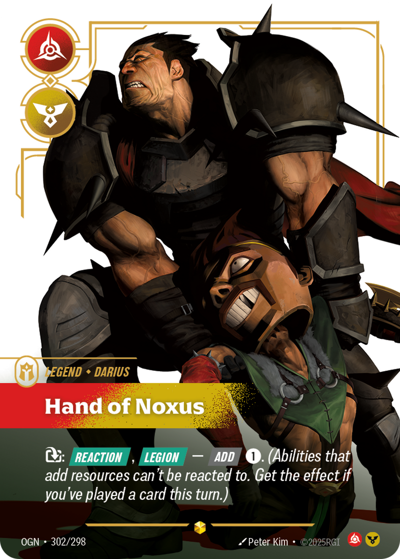 front of card Darius, Hand of Noxus (Overnumbered) [Origins]