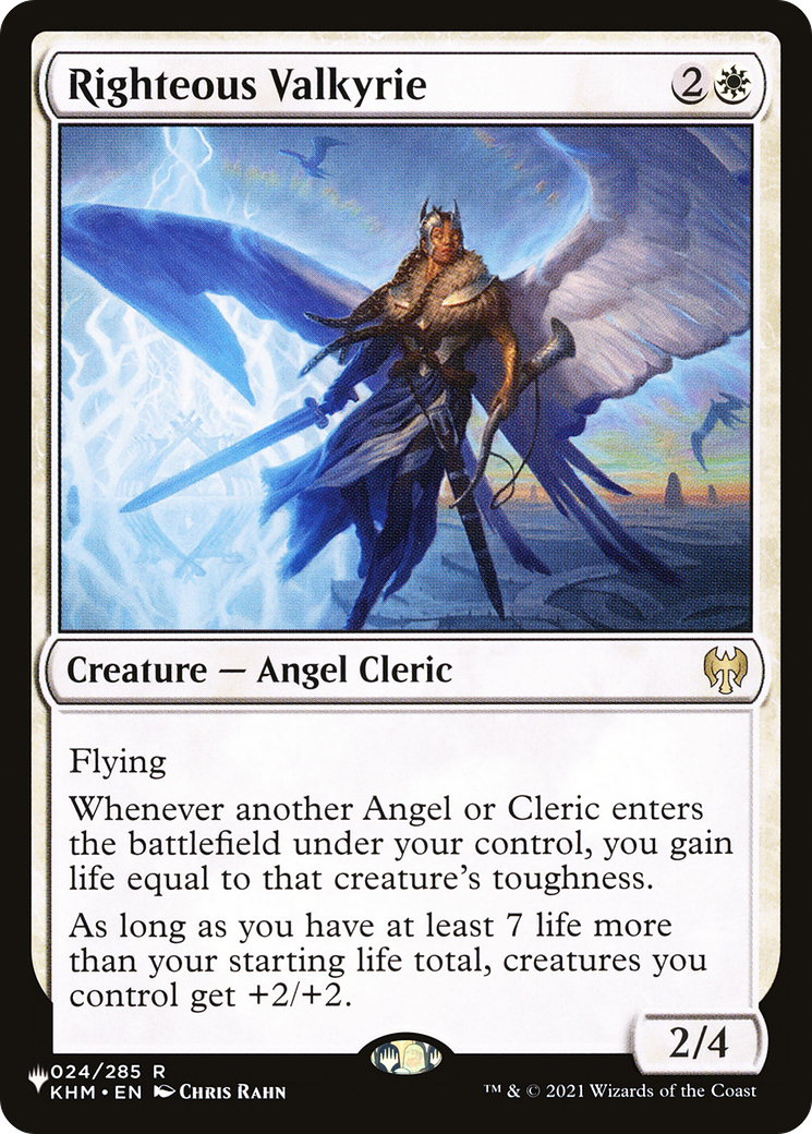 Righteous Valkyrie (List) [Secret Lair: Angels]