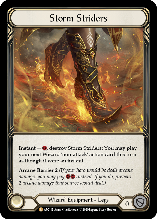 Storm Striders [U-ARC116] (Arcane Rising Unlimited) Unlimited Rainbow Foil