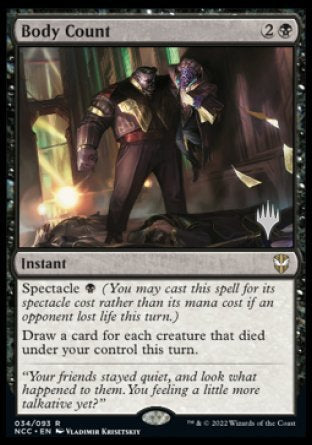 Body Count (Promo Pack) [Streets of New Capenna Commander Promo Pack]