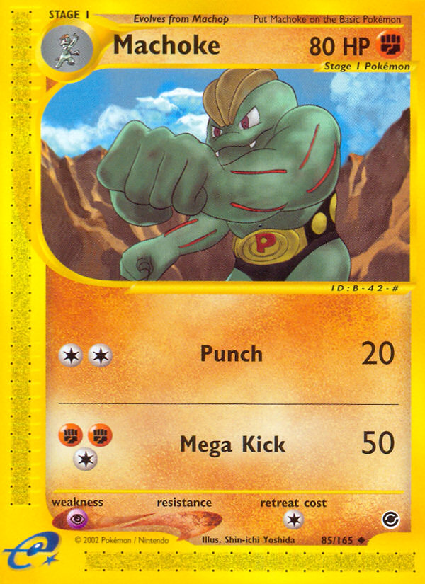 Machoke (85/165) [Expedition: E-Card Base Set]