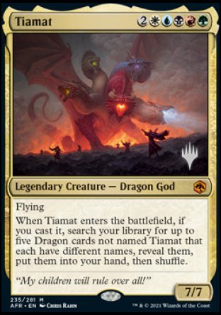 Tiamat (Promo Pack) [Dungeons & Dragons: Adventures in the Forgotten Realms Promo Pack]