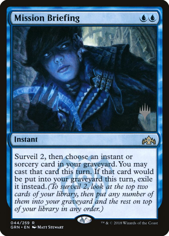Mission Briefing (Promo Pack) [Guilds of Ravnica Promo Pack]