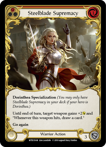 Steelblade Supremacy [WTR119-M] (Welcome to Rathe) Alpha Print Rainbow Foil