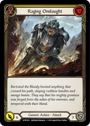 Raging Onslaught (Yellow) [WTR189-C] (Welcome to Rathe) Alpha Print Rainbow Foil