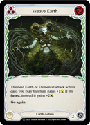 Weave Earth (Blue) [U-ELE124] (Tales of Aria Unlimited) Unlimited Rainbow Foil