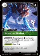 front of card Frostcoat Mother [Vendetta] 032/166