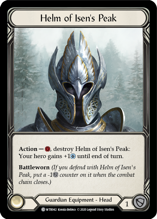Helm of Isen's Peak [U-WTR042] (Welcome to Rathe Unlimited) Unlimited Normal