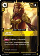 front of card Leona, Determined [Origins]