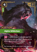 front of card Alpha Wildclaw [Unleashed] 057/219