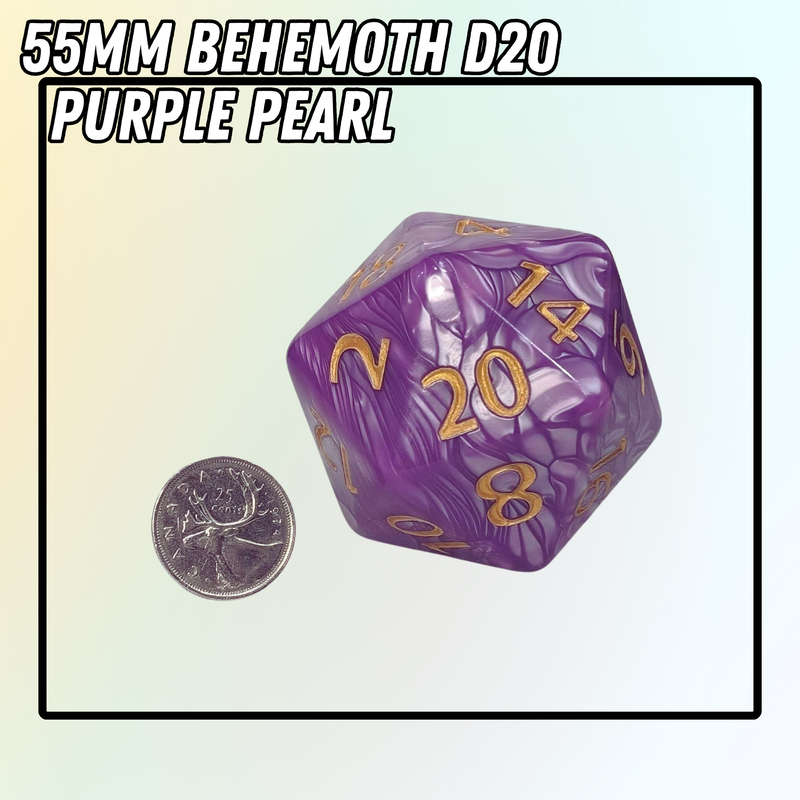 55mm Behemoth D20 - Purple Pearl