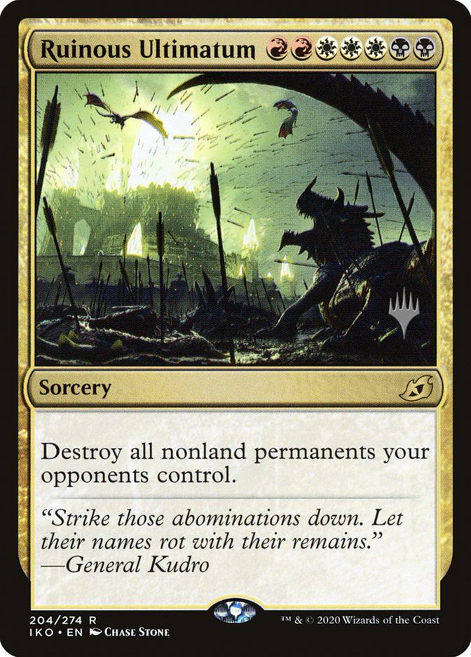 Ruinous Ultimatum (Promo Pack) [Ikoria: Lair of Behemoths Promo Pack]