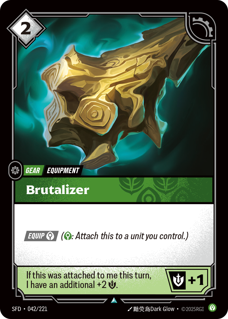 front of card Brutalizer [Spiritforged] 042/221