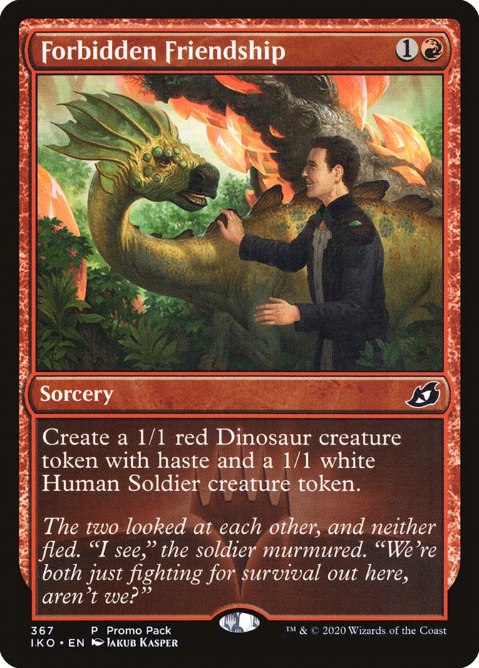 Forbidden Friendship (Promo Pack) [Ikoria: Lair of Behemoths Promo Pack]