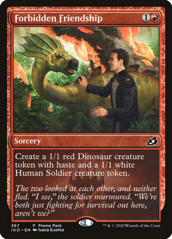 Forbidden Friendship (Promo Pack) [Ikoria: Lair of Behemoths Promo Pack]