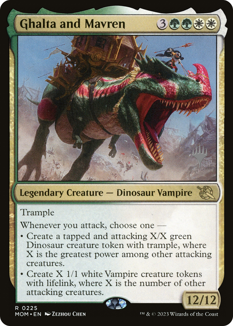 Ghalta and Mavren (Promo Pack) [March of the Machine Promo Pack]