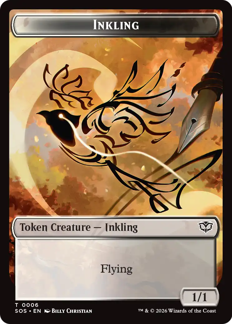 Slug // Inkling Double-Sided Token [The List]