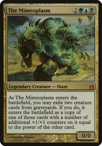 (Oversized) The Mimeoplasm [Commander 2011 Oversized]