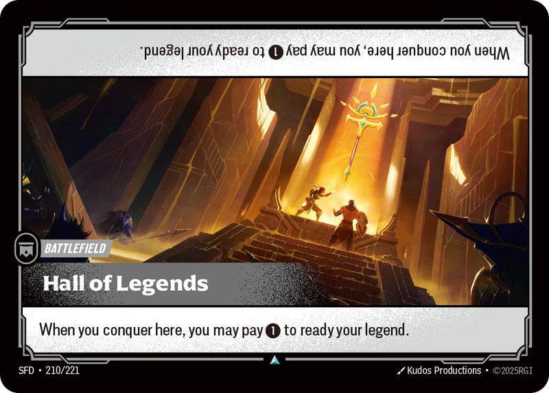 front of card Hall of Legends [Spiritforged] 210/221