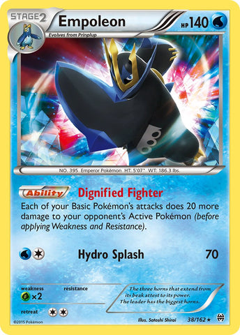 Empoleon (38/162) (Battle Arena Deck Exclusive) (XY: BREAKthrough) [Theme Deck Exclusive]