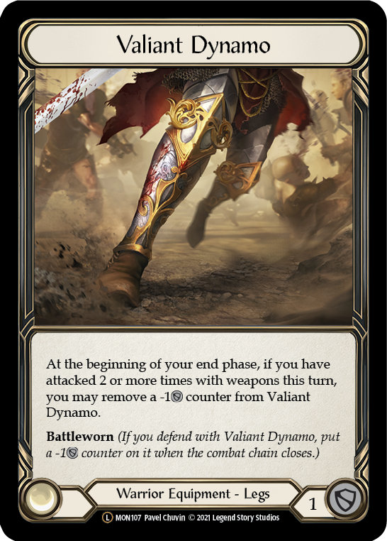 Valiant Dynamo [U-MON107-RF] (Monarch Unlimited) Unlimited Rainbow Foil