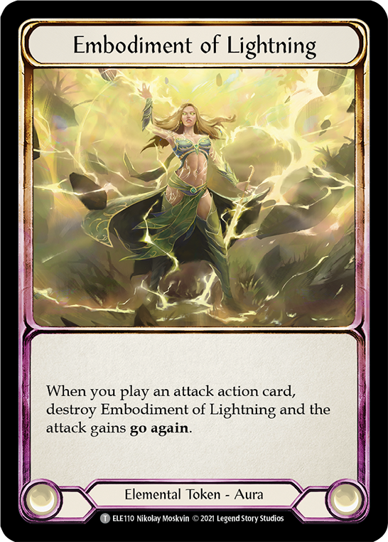 Embodiment of Lightning // Titan's Fist [ELE202] (Tales of Aria) 1st Edition Normal