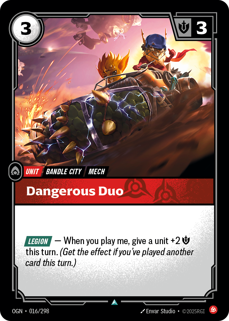 front of card Dangerous Duo [Origins]