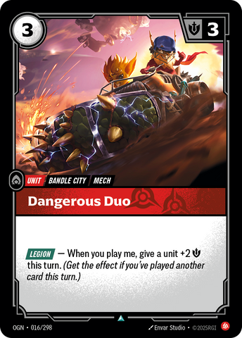 front of card Dangerous Duo [Origins] #016