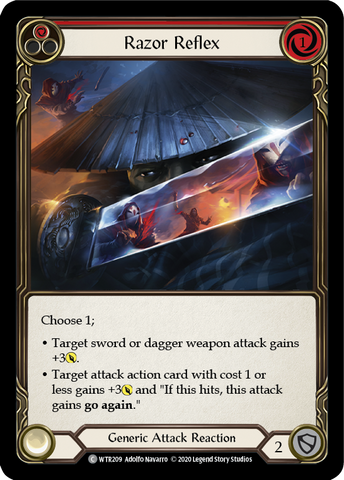 Razor Reflex (Red) [U-WTR209] (Welcome to Rathe Unlimited) Unlimited Rainbow Foil