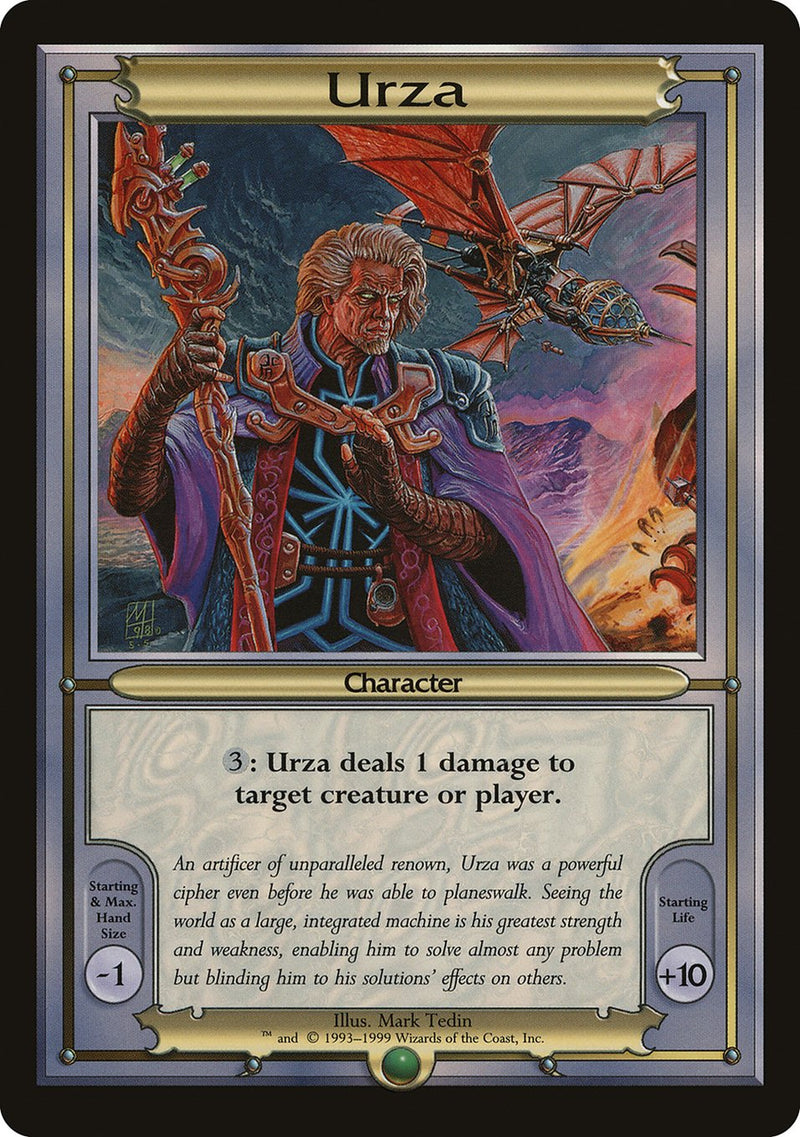 (Oversized Vanguard) Urza [Vanguard Series]