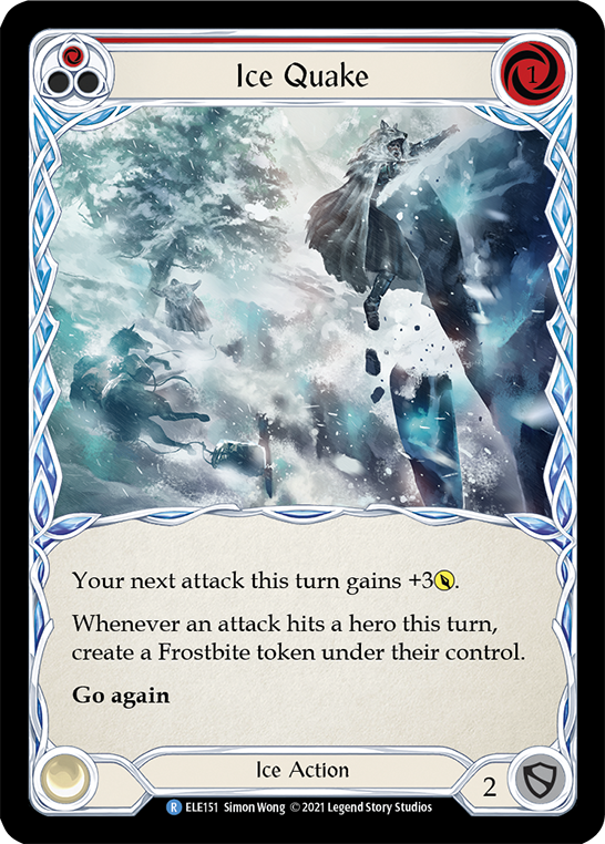 Ice Quake (Red) [ELE151] (Tales of Aria) 1st Edition Normal