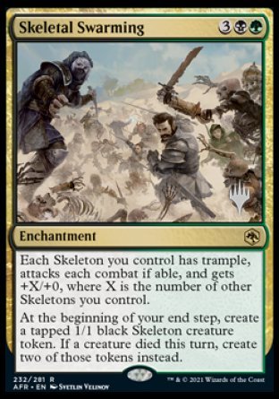 Skeletal Swarming (Promo Pack) [Dungeons & Dragons: Adventures in the Forgotten Realms Promo Pack]