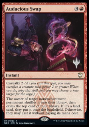 Audacious Swap (Promo Pack) [Streets of New Capenna Commander Promo Pack]