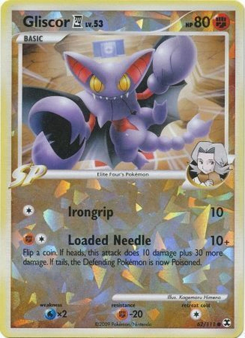 Gliscor (62/111) (Cracked Ice) (Platinum: Rising Rivals) [Theme Deck Exclusive]