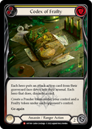 Codex of Frailty [OUT160] (Outsiders) Rainbow Foil