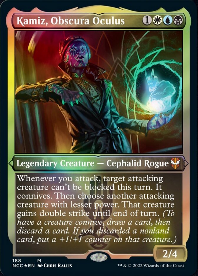 (Thick Stock Display Commander) Kamiz, Obscura Oculus [Streets of New Capenna Commander]