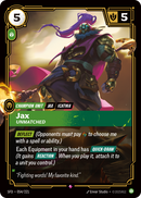 front of card Jax, Unmatched [Spiritforged] 054/221