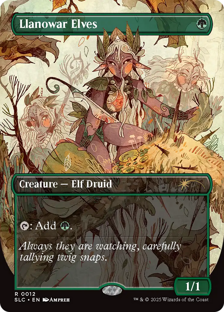 Llanowar Elves (0012) [Secret Lair Countdown Kit]