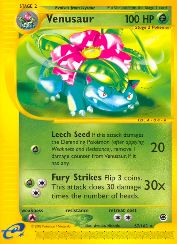 Venusaur (67/165) [Expedition: E-Card Base Set]