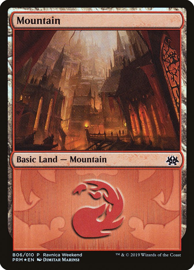 Mountain (B06) [Ravnica Weekend Promo]