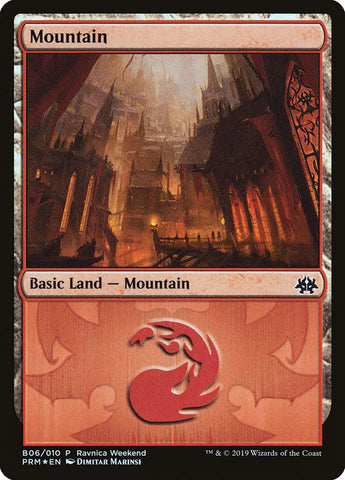 Mountain (B06) [Ravnica Weekend Promo]