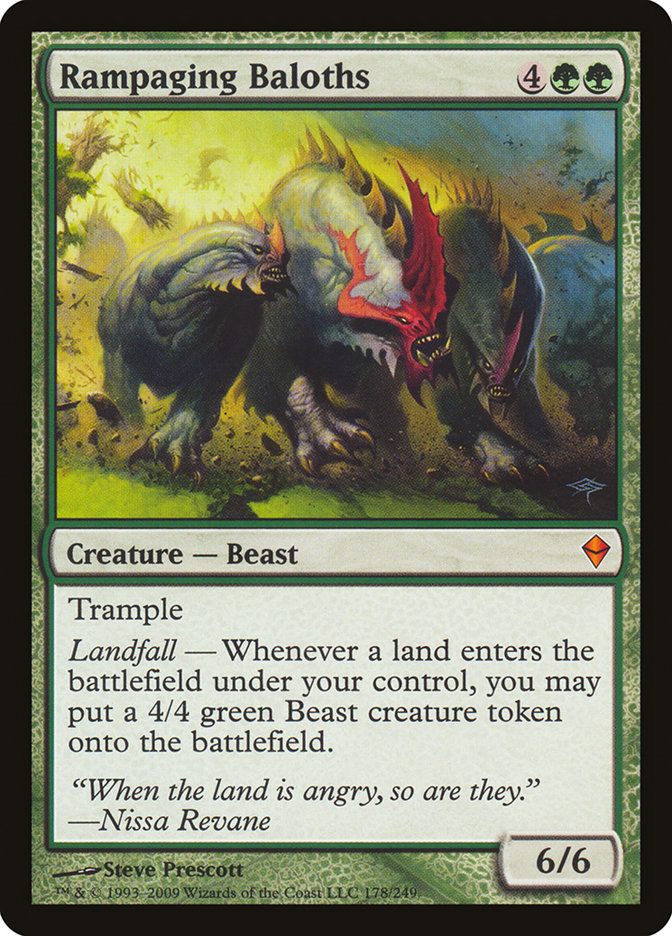 (Oversized) Rampaging Baloths [Oversize Cards]